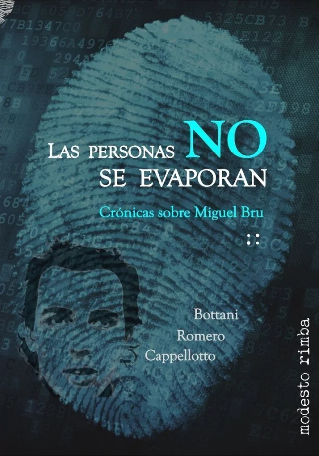 Portada del libro 'Las personas no se evaporan' Crónicas sobre Miguel Bru