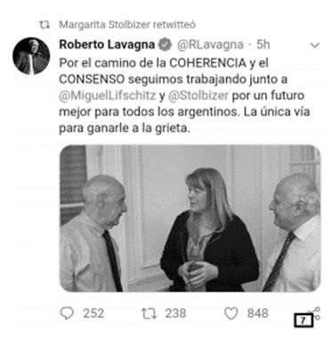  Tweet de Roberto Lavagna