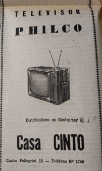 Aviso publicado en diario El Debate
(Gualeguay), 5 de abril de 1966