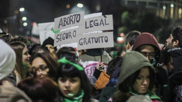 Movilización en el Senado