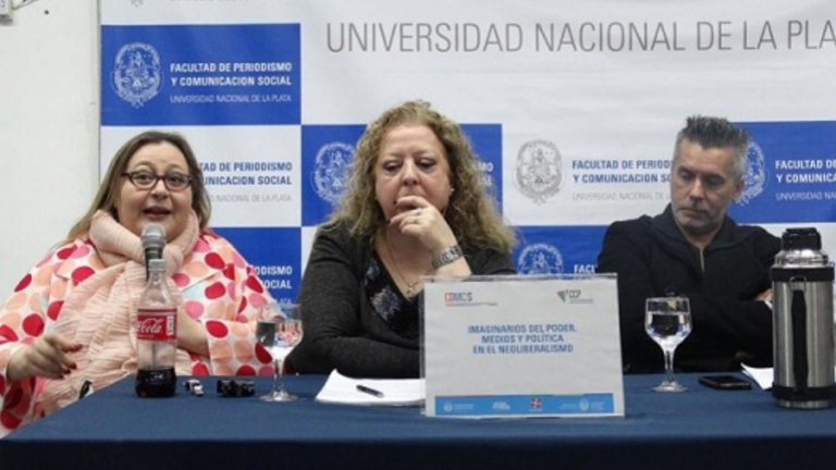 Graciana Peñafort, Analía Elíades y Marcelo Figueras en el cierre de la segunda jornada del congreso
