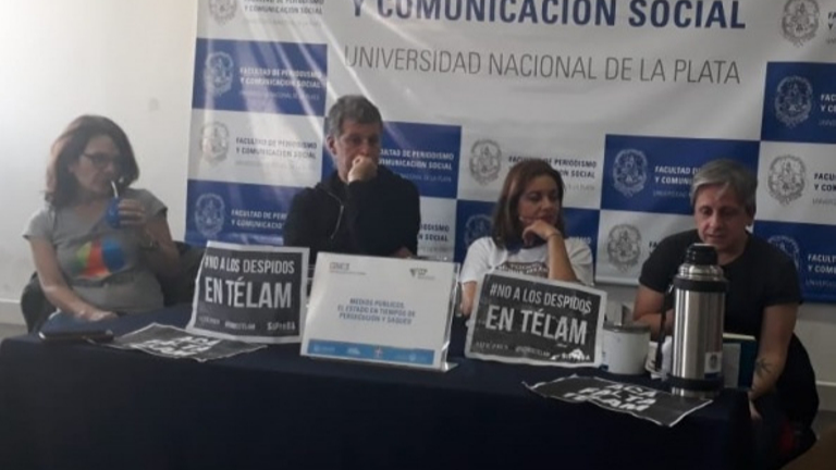 José Cornejo, Sandra Russo, Diana López Gisbert, Victor Taricco y Edgardo Esteban