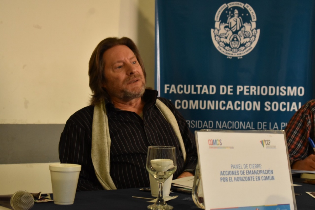 Carlos Rozanski disertando en el cierre del Congreso