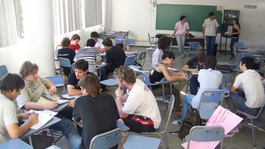 Estudiantes en el aula