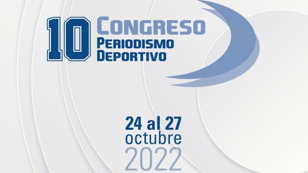 imagen con la inscripción 10 Congreso de Periodismo Deportivo