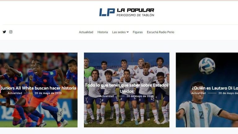 imagen del sitio La Popular