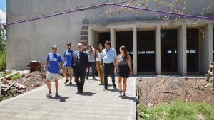 Fernando Tauber recorrió las obras que se están desarrollando en la Facultad