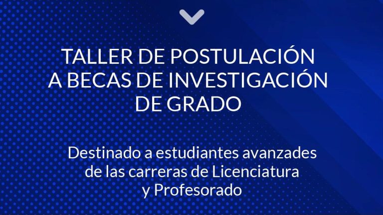 Taller de postulación de becas